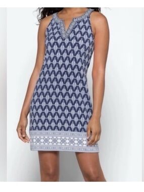 Magnolia Grace dress Alhambra Embroidered Trim Knit Tank Plus Size Small